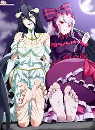 albedo's and shalltear's feet (Overlord) by RankerHen - Hentai Foundry