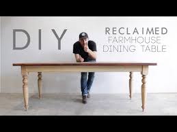 Reclaimed Wood Top Dining Table