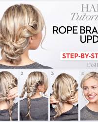 How to do this rope braided side bun hair style. Rope Braid Tutorial Learn How To Do This Twisted Updo In 4 Easy Steps Fashion Magazine