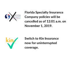 The florida department of financial services (department) is the court appointed receiver of fsic. Coverage For Florida Specialty Policyholders Kin Insurance