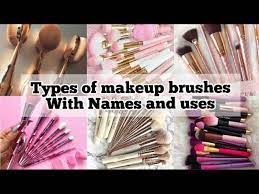 types of makeup brushes with names and