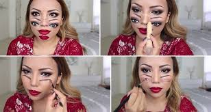 double vision makeup for halloween