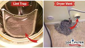 Start by removing the cover, then put on some work gloves and clear out any accumulated lint. Dryer Vent Vs Lint Trap Whats The Difference Joe Filter Reverse Osmosis Dryer Vent Cleaning Air Duct Cleaning Smoke Detector Batteries Air Filters Light Bulb Replacement Chander Gilbert Mesa Phoenix