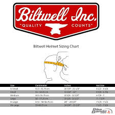 Biltwell Bonanza Helmet Size Chart