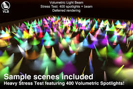 volumetric light beam vfx shaders
