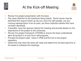 ppt project kick off powerpoint