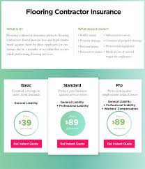 flooring contractor insurance cost