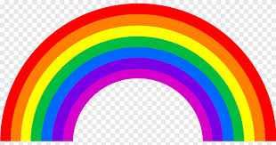 seven color rainbow light sky png