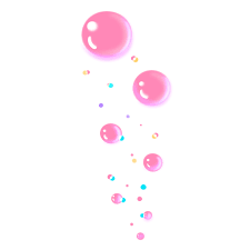 Bubble Animation Pink Fresh Bubbles Floating Material Png