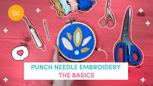 punch needle for beginners how to