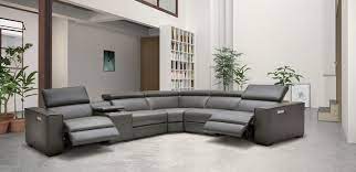 Italian Leather Sectional Sofa