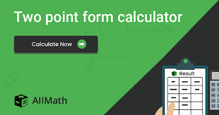 Two Point Form Calculator Straight