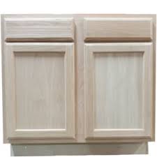 unfinished kitchen cabinets