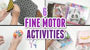 hands on fine motor activities for