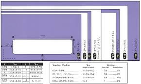 Envelope Size Chart