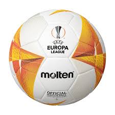 Europa league ball 2021/22 apply technology used in the vantaggio 5000, molten's flagship soccer ball model. Molten Uefa Europa League 2020 2021 Omb Weiss Fussball Baelle Bei Www Sc24 Com F5u5000 G0