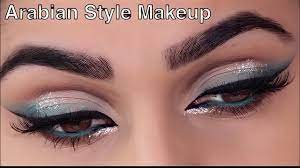 arabian style makeup tutorial teal look