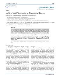 linking gut microbiota to colorectal cancer