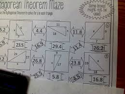 Ws Pythagorean Theorem Maze You