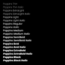 Poppins Font Download For Web Or Photoshop