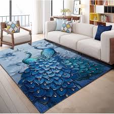 Sometimes, an abstract peacock artwork is what you need to turn your living room around. Beautiful Peacock 3d Printed Carpets For Living Room Home Area Rugs Child Bedroom Play Large Carpet Cartoon Kids Room Crawl Mats Carpet Aliexpress