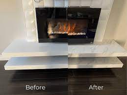 Fireplace Mantel Upgrade Wrapping