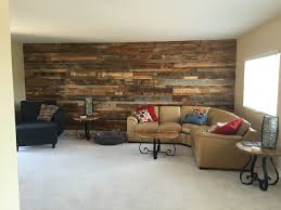 Beautiful Wood Walls Living Room