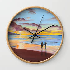 Beach Wall Clock By Gordon Bruce Art