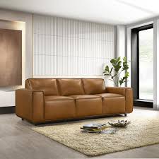 Genuine Leather Rectangle Luxury Sofa