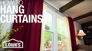 how to hang curtains you