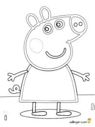dibujos para colorear a peppa pig