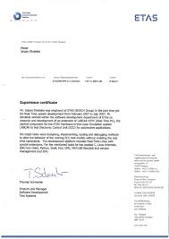 Work Certificate Sample Experience Letter From Employer
