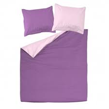 violet and pink light 100 cotton bed