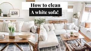 how to keep a white couch clean deep