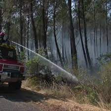 Incendie dans les Landes : le feu est fixé à Laluque, le trafic ferroviaire  a repris ce mercredi