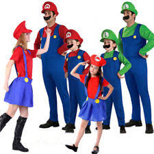 Resultat d'imatges de disfraz mario bros niÃ±o y niÃ±a