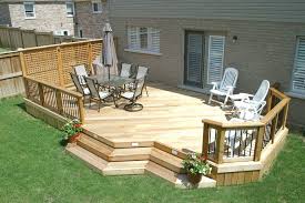 small backyard deck decorating ideas