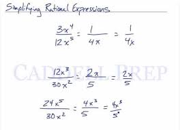 simplify rational expressions