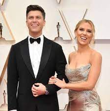 Source scarlett johansson and colin jost tied the knot after getting in engaged in may 2019 by mia mcniece Scarlett Johansson Opens Up About Secret Wedding To Colin Jost