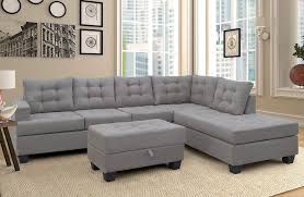Yes, there are many sectional sofa styles without a doubt, sectional sofas are extremely popular. Amazon Com Merax Sectional Sofa With Chaise And Ottoman 3 Piece Sofa For Living Room Furniture Gray Furniture Decor