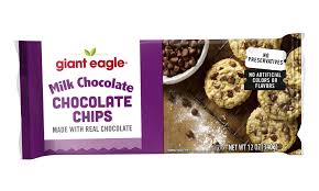 giant eagle chocolate chips milk
