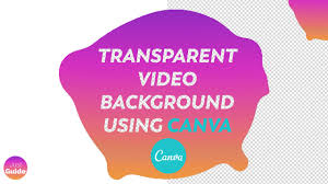 how to make transpa video