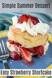 easy strawberry shortcake recipe with