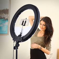 2020 Camera Photo Studio Phone Video 55w Led Ring Light 5500k Photography Dimmable Makeup Ring Lamp With 200cm Tripod From Flymall 152 64 Dhgate Com