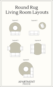 round rug living room layout