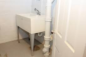 Laundry Sink In The Basement Bathroom