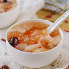 snow fungus soup with pears a chinese