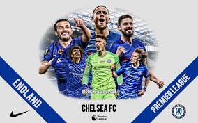 Download our app, the 5th stand. Download Wallpapers Chelsea Fc English Football Club Football Players Leaders Chelsea Fc Logo Emblem Premier League London England Creative Art Football Eden Hazard Kepa Arrizabalaga Olivier Giroud For Desktop With Resolution 2880x1800