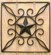Texas Star Western Wall Decor Metal Art
