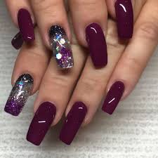 Maroon nails red nails hair and nails red manicure red black nails purple nail new year's feather nail art stiletto nail art acrylic nails. Trending Bridal Nail Art Design Ideas Best Bridal Nail Art Inspiration Easy Nail Art Ideas Maroon Nails Acrylic Nail Designs Fall Acrylic Nails